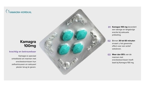 Kamagra 100 mg – Betrouwbare werking tegen erectiestoornissen Ontdek de voordelen van Kamagra 100 mg: snelle opname, bewezen effectiviteit en een stevige erectie bij seksuele stimulatie. Verbeter uw seksleven met vertrouwen.